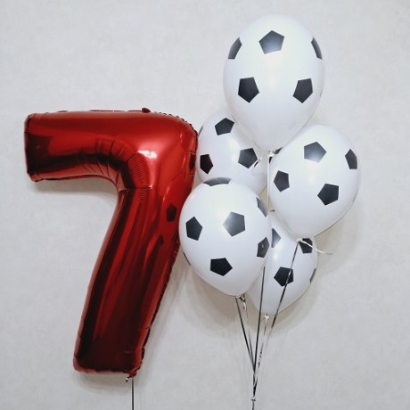 Набор шаров на 7 лет "Мячики"